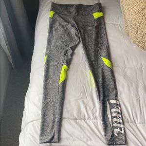VS PINK gray workout leggings